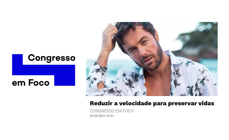 Reduzir a velocidade para preservar vidas